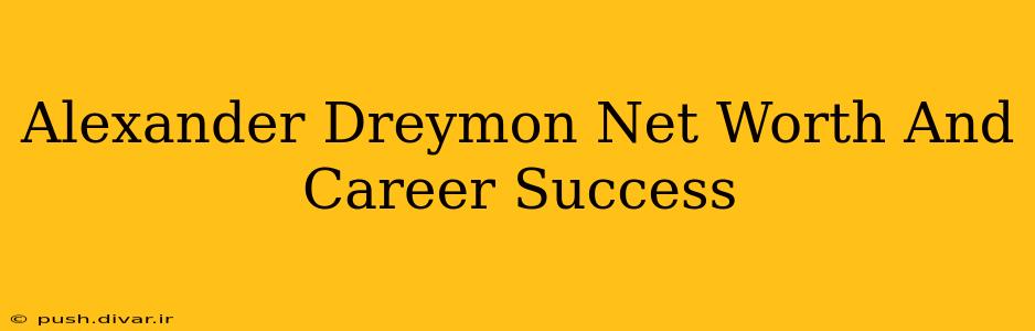 Alexander Dreymon Net Worth And Career Success