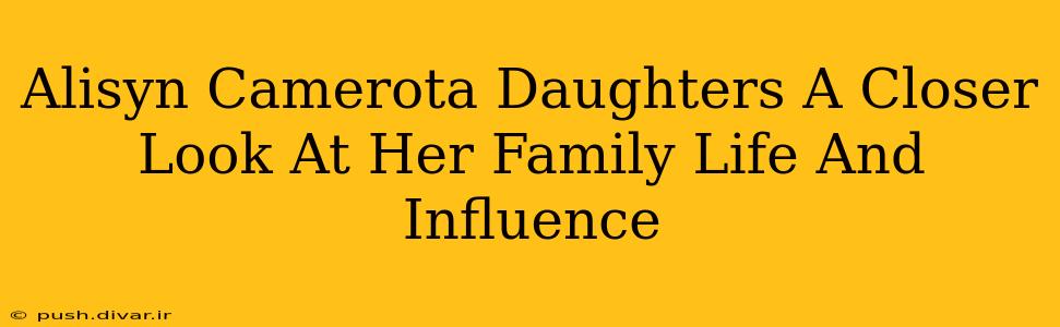 Alisyn Camerota Daughters A Closer Look At Her Family Life And Influence
