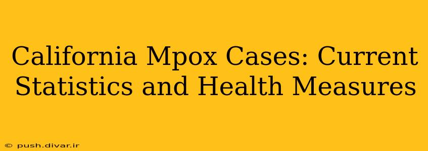California Mpox Cases: Current Statistics and Health Measures