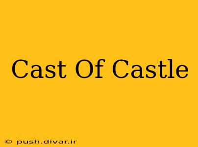 Cast Of Castle