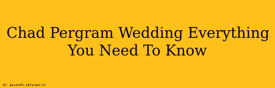 Chad Pergram Wedding Everything You Need To Know