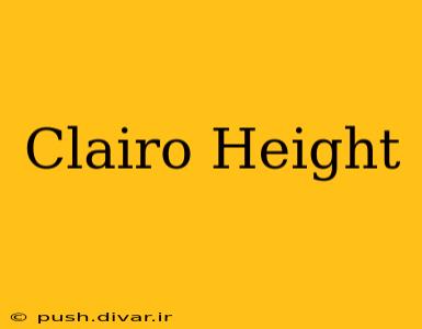 Clairo Height