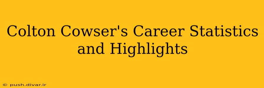 Colton Cowser's Career Statistics and Highlights