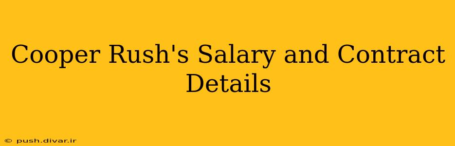 Cooper Rush's Salary and Contract Details