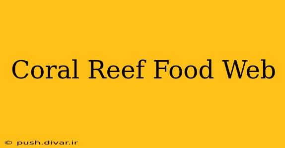 Coral Reef Food Web