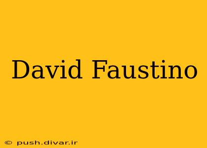 David Faustino