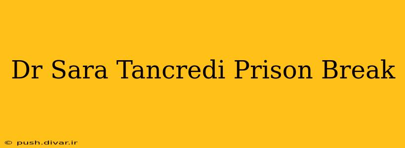 Dr Sara Tancredi Prison Break