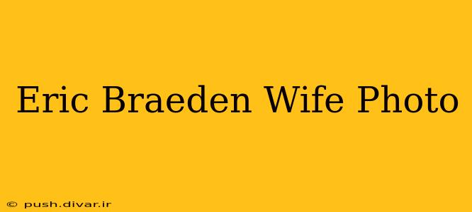 Eric Braeden Wife Photo