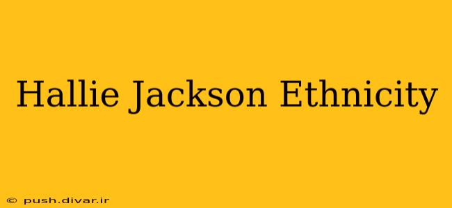 Hallie Jackson Ethnicity