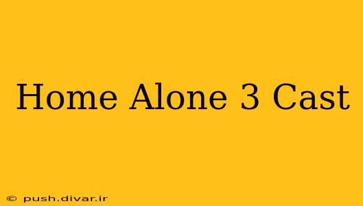 Home Alone 3 Cast
