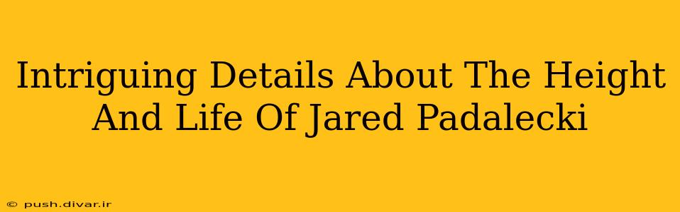 Intriguing Details About The Height And Life Of Jared Padalecki