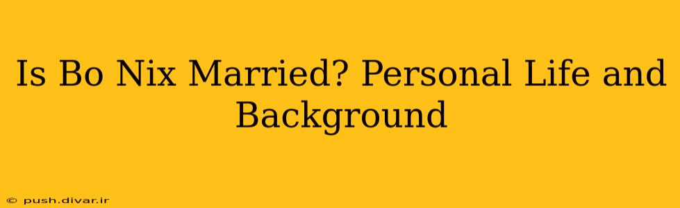 Is Bo Nix Married? Personal Life and Background