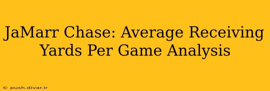 JaMarr Chase: Average Receiving Yards Per Game Analysis