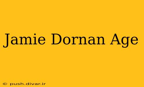 Jamie Dornan Age