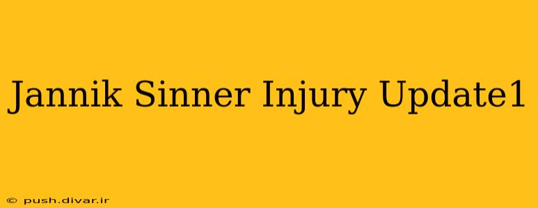 Jannik Sinner Injury Update1