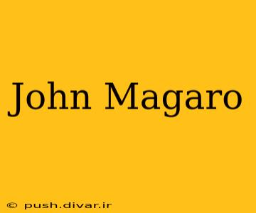 John Magaro