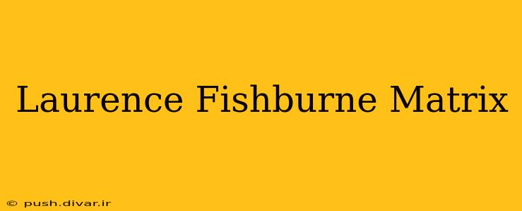 Laurence Fishburne Matrix