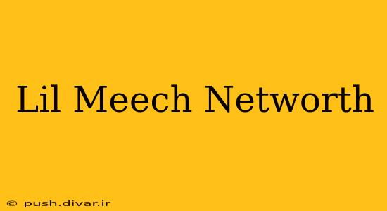 Lil Meech Networth