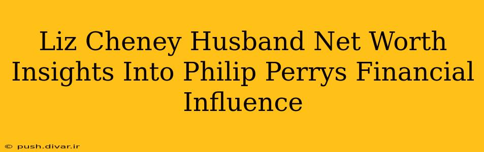 Liz Cheney Husband Net Worth Insights Into Philip Perrys Financial Influence