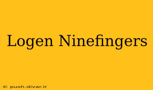Logen Ninefingers
