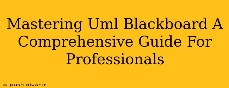Mastering Uml Blackboard A Comprehensive Guide For Professionals
