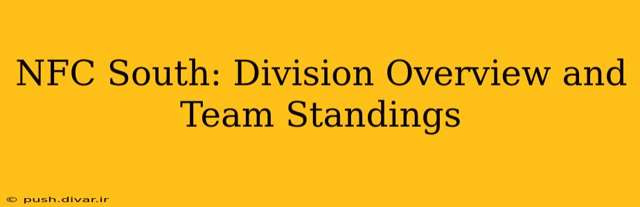 NFC South: Division Overview and Team Standings