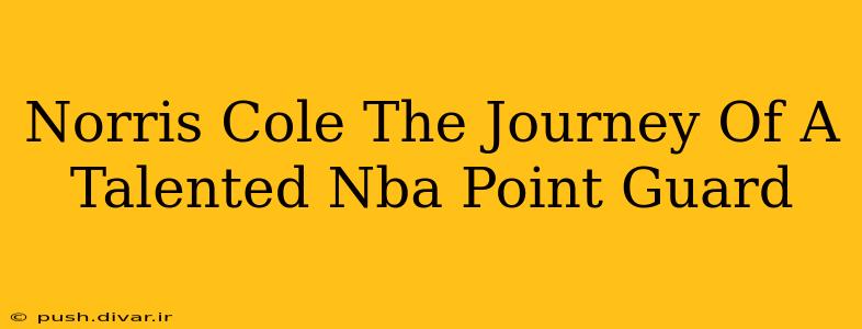 Norris Cole The Journey Of A Talented Nba Point Guard