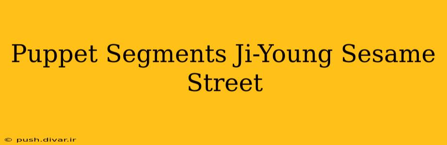 Puppet Segments Ji-Young Sesame Street