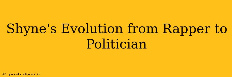 Shyne's Evolution from Rapper to Politician