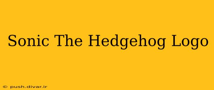 Sonic The Hedgehog Logo