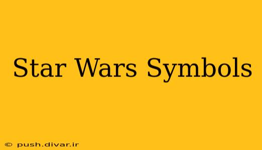 Star Wars Symbols