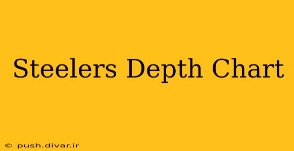 Steelers Depth Chart