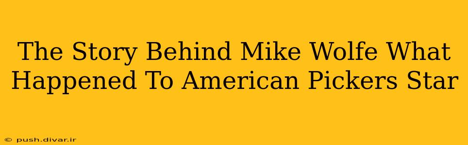 The Story Behind Mike Wolfe What Happened To American Pickers Star