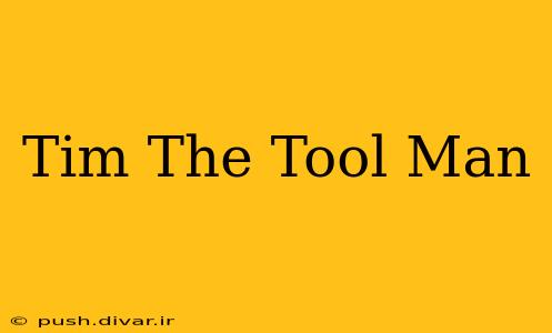 Tim The Tool Man