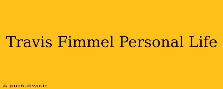 Travis Fimmel Personal Life