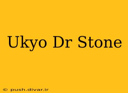 Ukyo Dr Stone