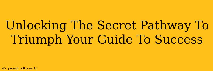 Unlocking The Secret Pathway To Triumph Your Guide To Success